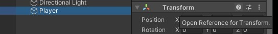 The Open Reference tool tip from the ‘?’ icon